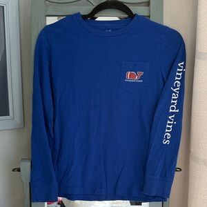 Vineyard Vines Kids Classic Long Sleeve Pocket Tee